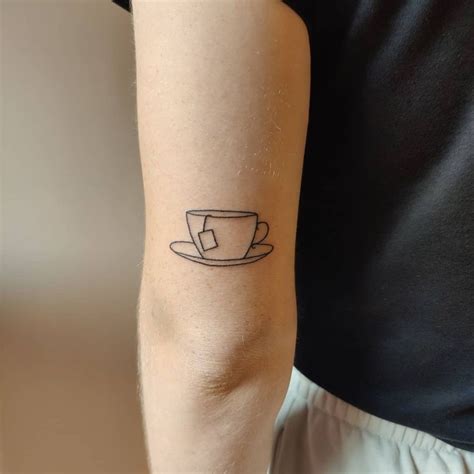 55 Minimalist Tattoo Ideas That Capitalize On Form | Tea tattoo ...