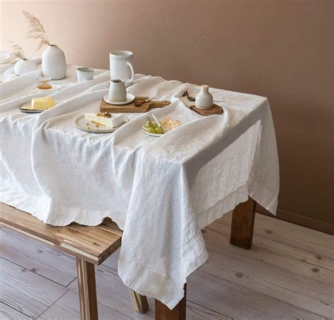 100% Pure Linen Tablecloths | by Rough Linen