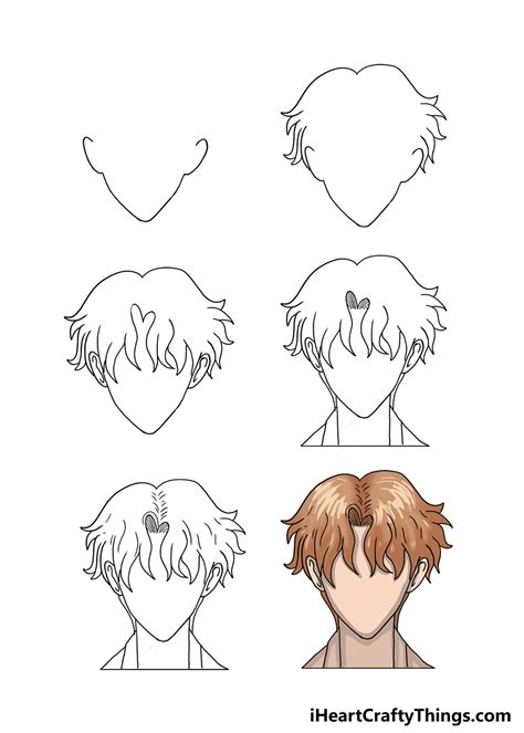 How To Draw Anime Boy Hair