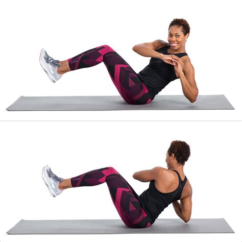 Seated Russian Twist | 10-Minute Core and Abs Workout | POPSUGAR ...