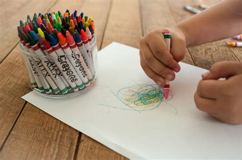 Child Coloring with Crayons 1 | picXclicX | Free Stock Photos you can't ...