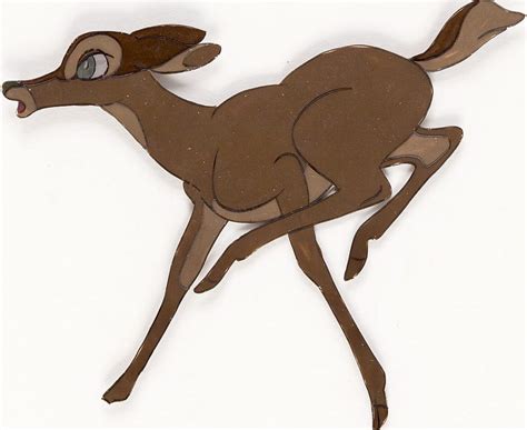 “Bambi” Faline Production Cel (RKO-Walt Disney, 1942) | Animation art ...