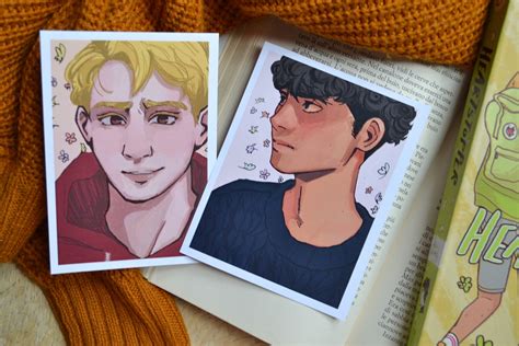 Nick & Charlie HEARTSTOPPER FANART Alice Oseman - Etsy