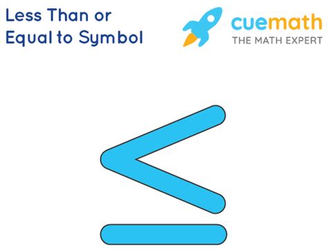 Less than or Equal to - Sign, Symbol, Examples, Number Line