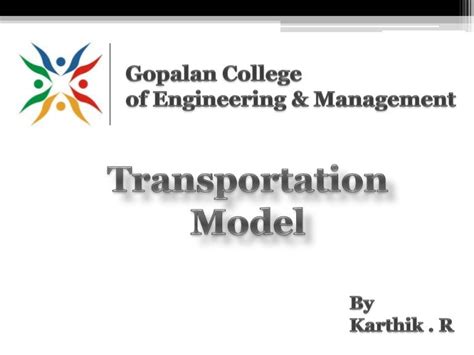 Transportation Model