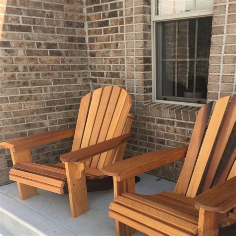 Premium Western Red Cedar Wood Adirondack Chair | Etsy | Wood ...