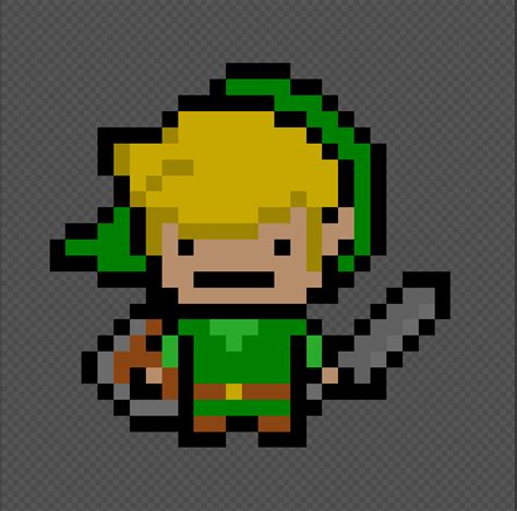 LINK? Pixel Art by JollyBuddy on DeviantArt