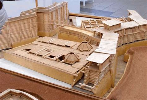 Arkaim reconstruction, model. Siberia, Central Europe, Archaeological ...