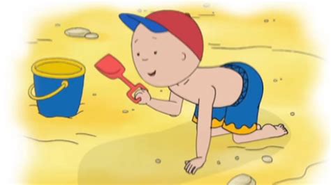 Caillou | Day At The Beach | Videos For Kids | Caillou Holiday Movie ...