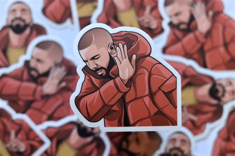 Drake Sticker Certified Lover Boy Drake Nah Meme - Etsy