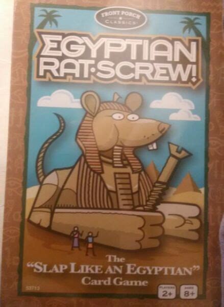 Front Porch Classics Egyptian Rat-screw Card Game Children's 8 Dice for ...