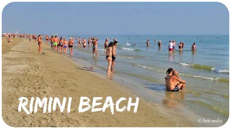 Rimini Beach - Italy - YouTube