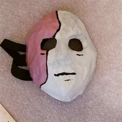 This is a Sally Face mask that I made from paper mache and acrylic ...