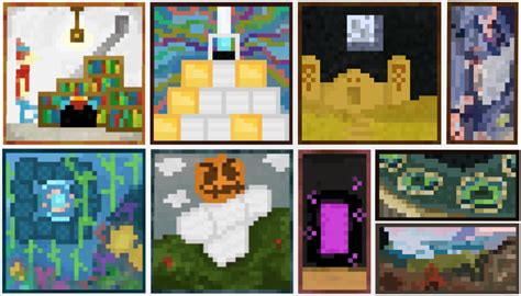 I always felt like Minecraft needed some new paintings, so I designed a ...