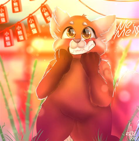 Red panda Mei by allythecatitan on DeviantArt