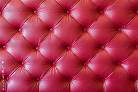 Vintage Red leather sofa texture background - luxury classic leather ...