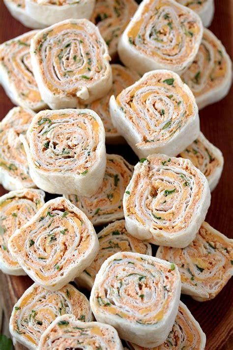 Taco Tortilla Roll Ups quick and easy party appetizer filled with cream ...