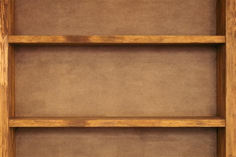 Close-up View Of Empty Wooden Shelves Background Free Stock Photo and ...