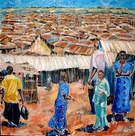 KIBERA, NAIROBI, Kenya Painting by Caoimhghin O Croidheain | Saatchi Art