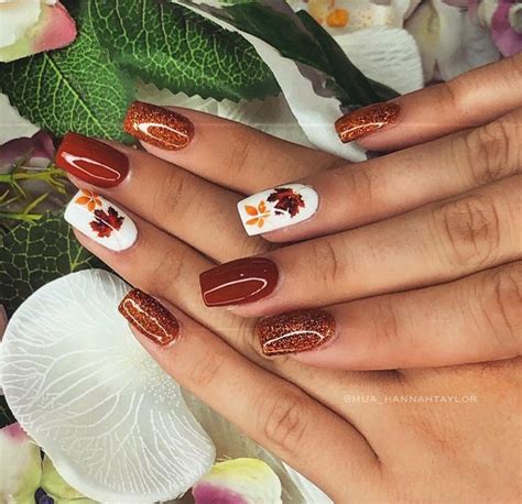 35+ Cute Fall Nails: Adorable Autumn Manicures - Emerlyn Closet