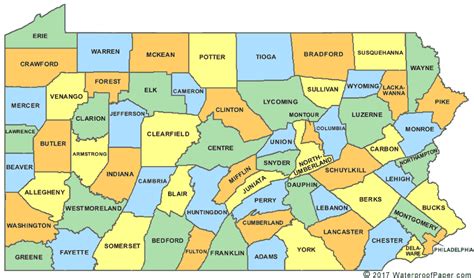 Printable Pennsylvania Maps | State Outline, County, Cities