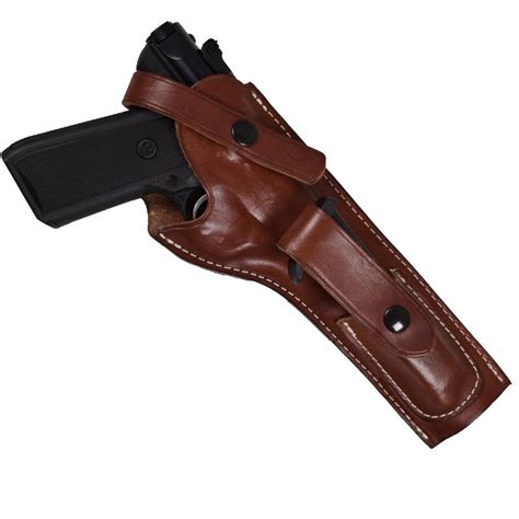 Leather Ruger Mark 22 Holster with Magazine Pouch - Fits MK I, II, III ...