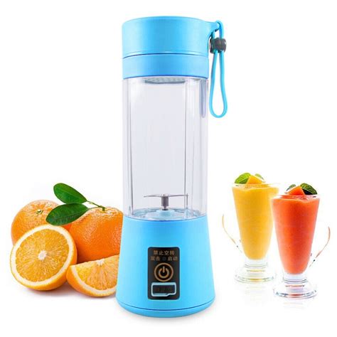 Portable Mini Blender,Smoothie Blender-Two Blades, Mini Travel Personal ...