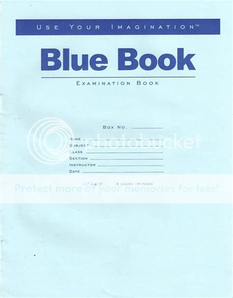 Blue Book Exam — Icrontic