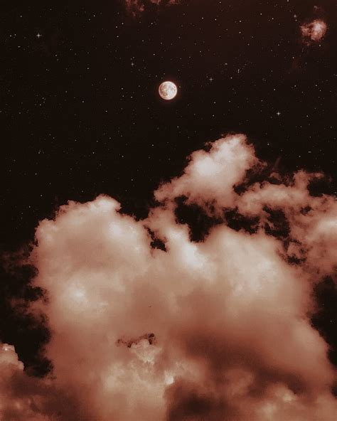 Full Moon 1, black, clouds, dark, iphone, moon, nature, night, samsung ...