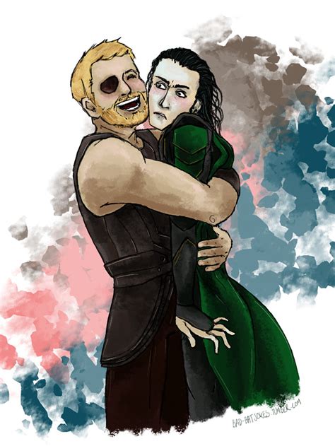 HOW DO YOU ART? — THE HUG. Because we all need some Thor and Loki in...