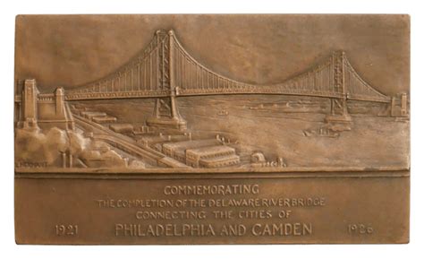 The Delaware River Bridge | Glossary | Medallic Art Collector