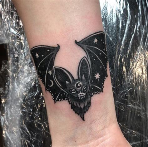 Nothing Says I Am the Night Like These Adorable Bat Tattoos (TK Tattoos ...