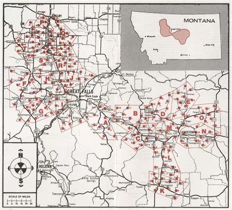 Malmstrom AFB, Minuteman sites