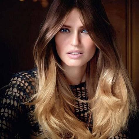 Red to Blonde Bleached Tips, Ombre Hair Extensions, Human Hair, Colored ...