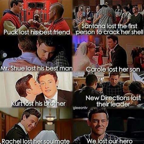 Pin by Kenna Jo on TV at the Finest | Glee quotes, Finn hudson glee, Glee