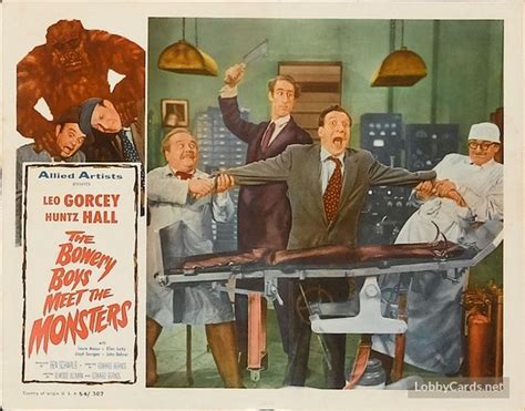 The Bowery Boys Meet the Monsters lobby card