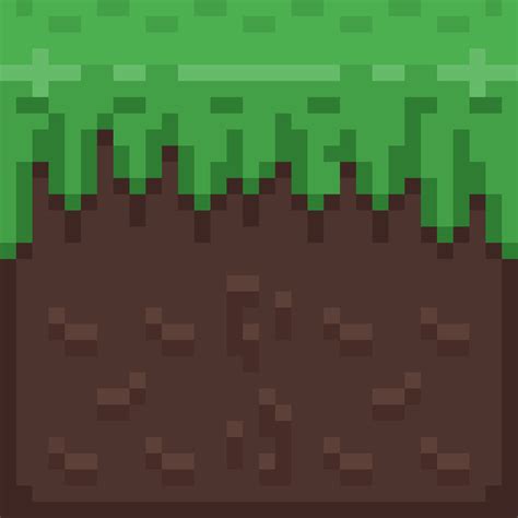 Pixilart - [ Grass Block 2D ] by StartTsu