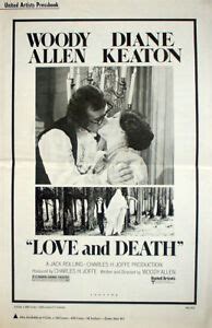 LOVE AND DEATH original movie 1975 pressbook WOODY ALLEN/DIANE KEATON ...