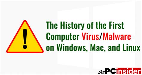 The History of the First Computer Virus on Windows, Mac, and Linux ...