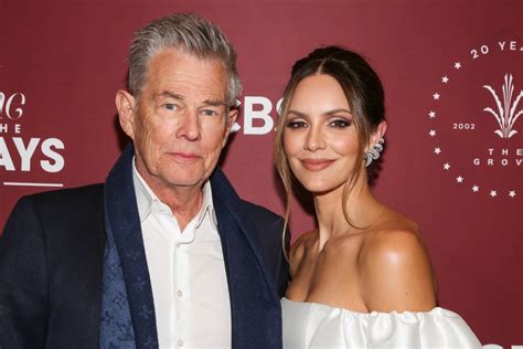 Katharine McPhee Dons White Gown in Photos with David Foster - Parade ...