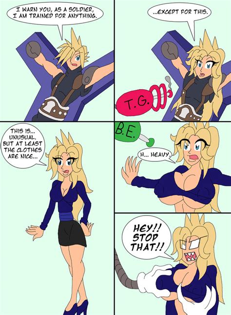 Cloud TG Comic Part 1 by SoraWolf7 on DeviantArt