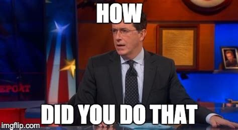 Speechless Colbert Face Meme - Imgflip