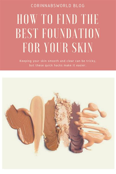 How To Choose The Best Foundation For Your Skin | Best foundation, No ...