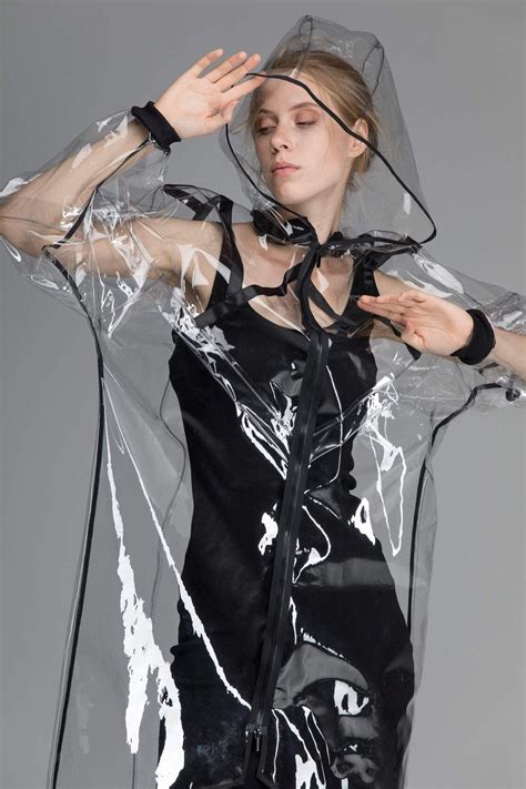 With our transparent raincoat, you can protect yourself from the rain ...