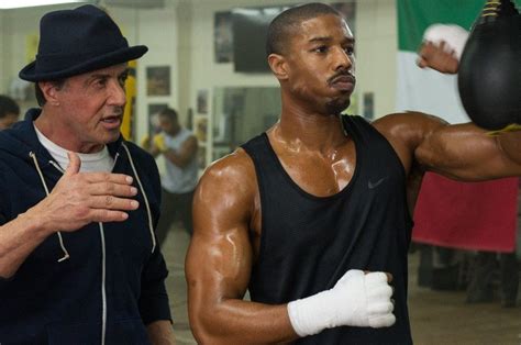 New Film Still from "Creed" Movie Shows Stallone and Jordan Training ...