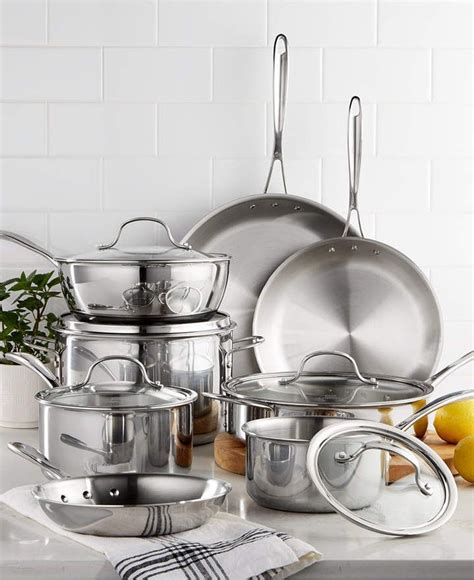 Tri-Ply Stainless Steel 13-Pc. Cookware Set #superior#steel#stainless ...