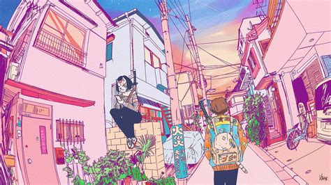 Pin de Vinne.art em aesthetic__places* | Anime estético, Ilustração ...