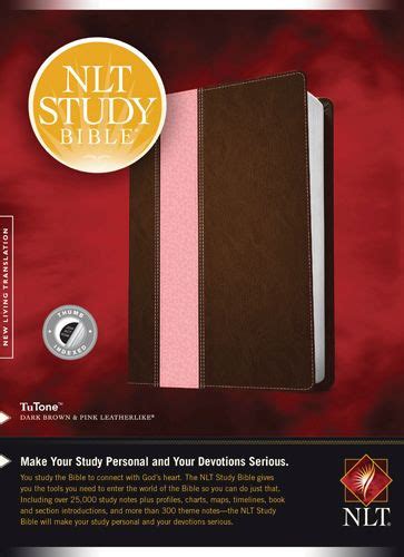 Bibles At Cost - NLT Study Bible, TuTone (Red Letter, LeatherLike, Dark ...