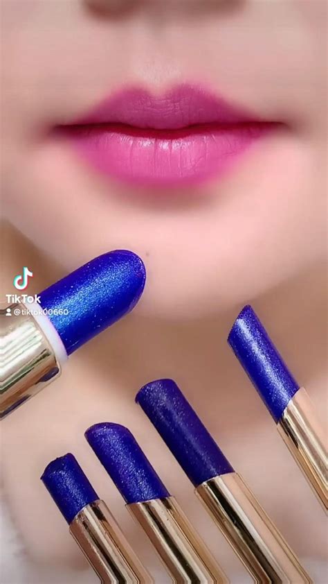 Blue lipstick makeup fashion | Diy lipstick, Diy lip balm, Blue ...