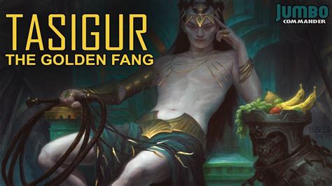 Tasigur the Golden Fang | Sultai Lands Commander Deck Tech - YouTube